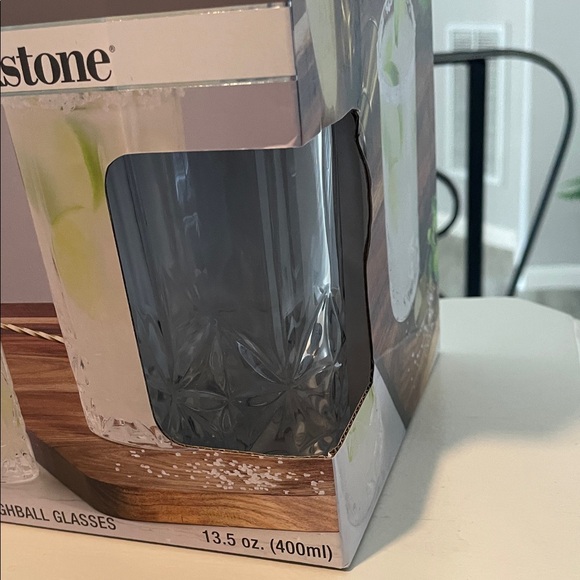 Brookstone Crystal Clear Highball Glass Set - Picture 5 of 5